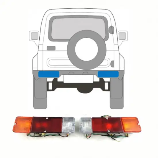 Lampe pour Suzuki Samurai 1981- / Gauche+Droit / Ensemble <br/>ID:12653