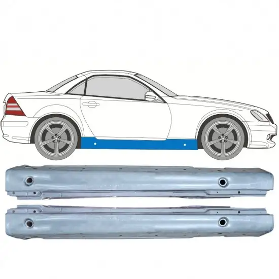 Réparation bas de caisse pour Mercedes SLK-Class 1996-2004 / Gauche+Droit / Ensemble <br/>ID:12606