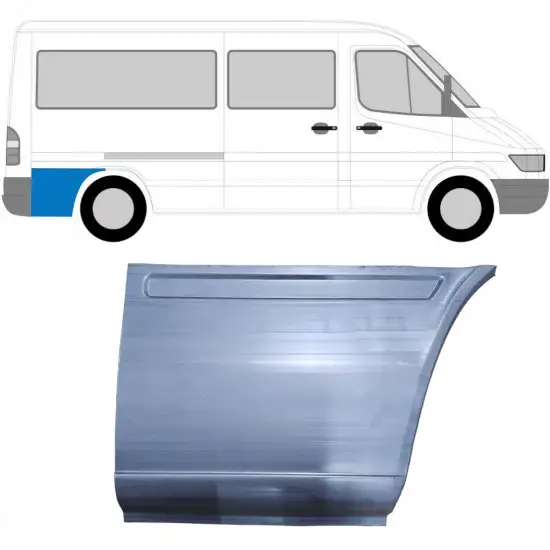 Panneau de réparation arc d'aile arrière pour Mercedes Sprinter 1995-2006 / Droite <br/>ID:5781