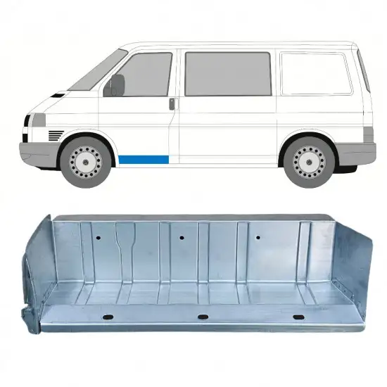 Panneau de réparation de porte avant intérieur pour Volkswagen Transporter T4 1990-2003 / Gauche <br/>ID:8171