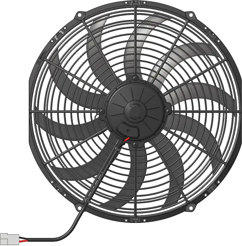 Ventilateur SPAL soufflant 385mm (16") Gros débit