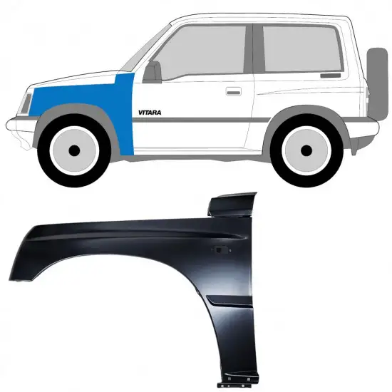 Aile avant pour Suzuki Vitara 1988-1998 / Gauche <br/>ID:12011