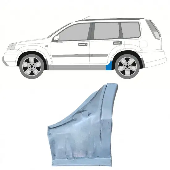Réparation bas de caisse pour Nissan X-Trail 2001-2007 / Gauche <br/>ID:12444