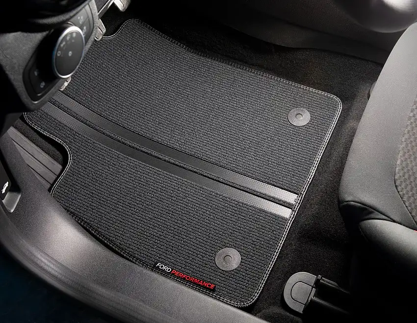 Ford Tapis de sol avant noir surpiqûres et logo Ford Performance en re