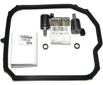 ORIGINAL 2X Électrovannes + joint et joints toriques boite auto AL4 / DP0 - , 257416 , 7701208174 , 257410 , 2341.29 , 234129