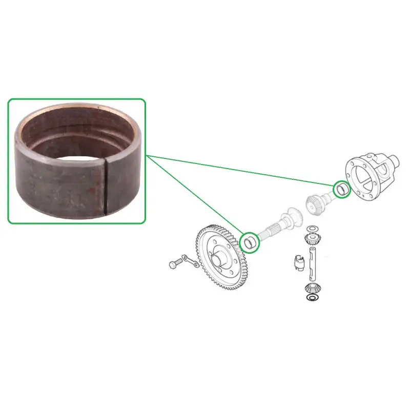 Bague cage de différentiel et couronne