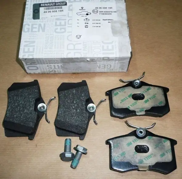 Plaquettes de frein arrière d'origine pour Renault Clio IV, Mégane, Scenic, 440600819R ,
