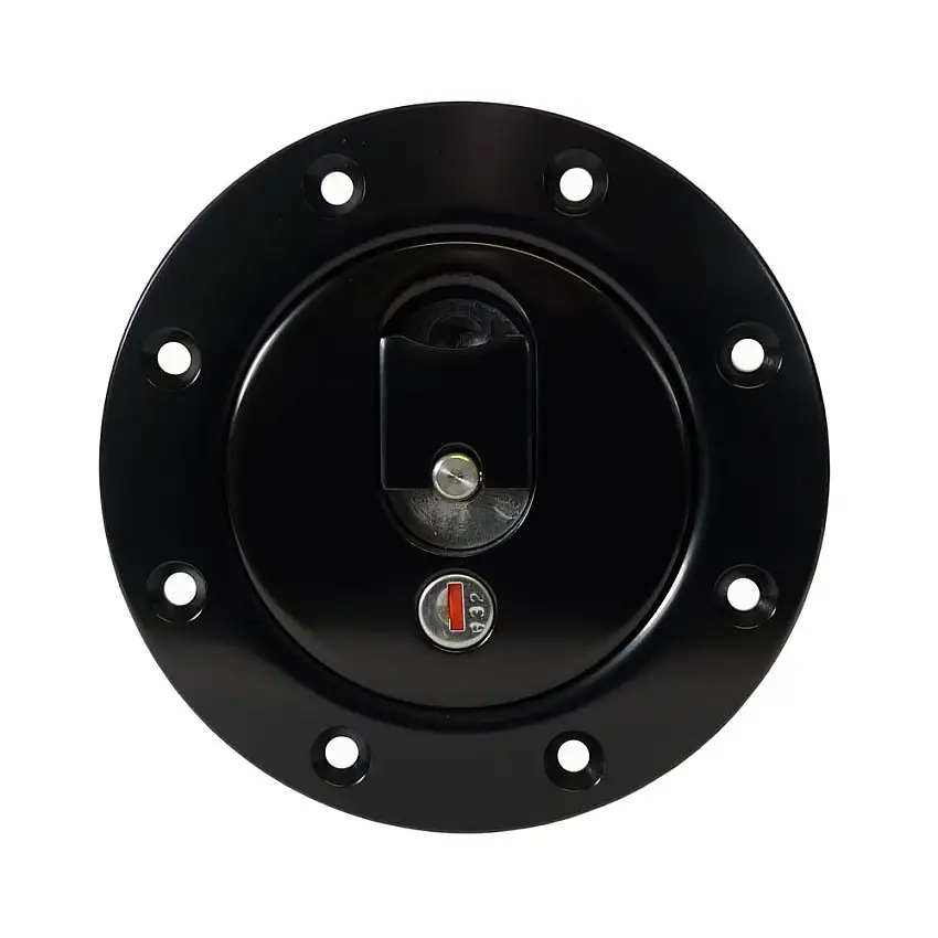 Rincer le bouchon du réservoir d'assemblage 120mm Diamètre verrouillable noir