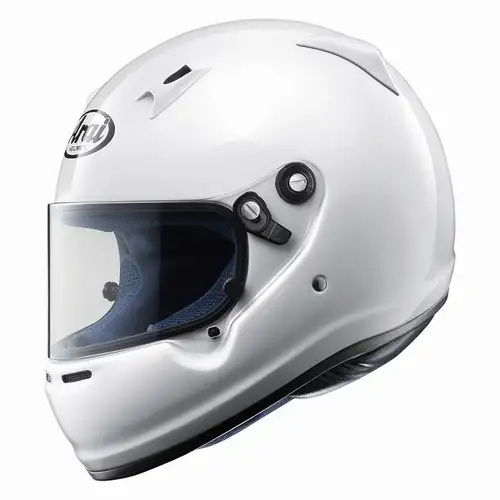 Casque ARAI CK6 blanc  spécial jeunes pilotes
