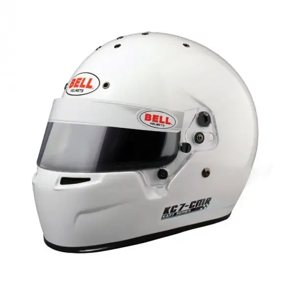 Casque karting BELL KC7-CMR BLANC