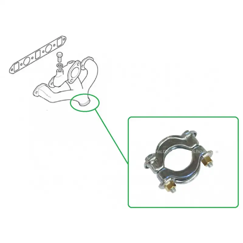 Collier bride tôle collecteur ech std 998cc