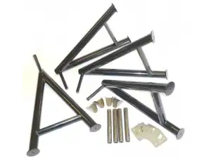 KIT 4 CHANDELLES + KIT ANCRAGE   ACIER