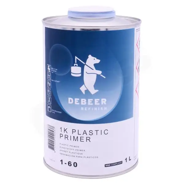 Plastic primer 1K 1-60 1L DeBeer