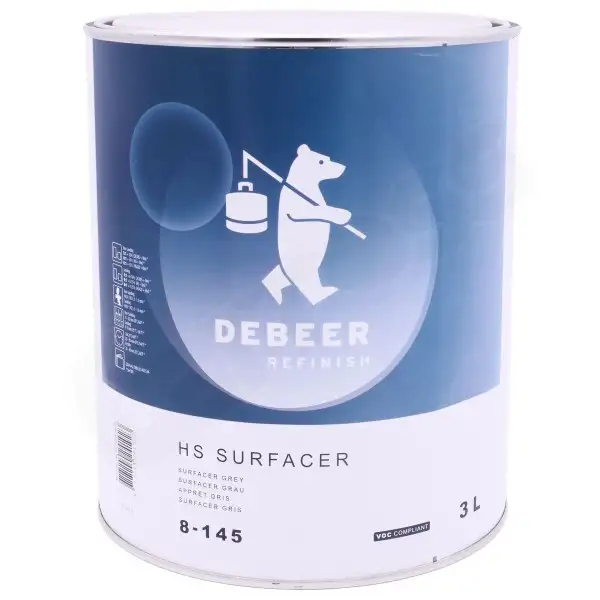 Apprêt Peinture HS 8-145xx 3L ou 1L gris De Beer
