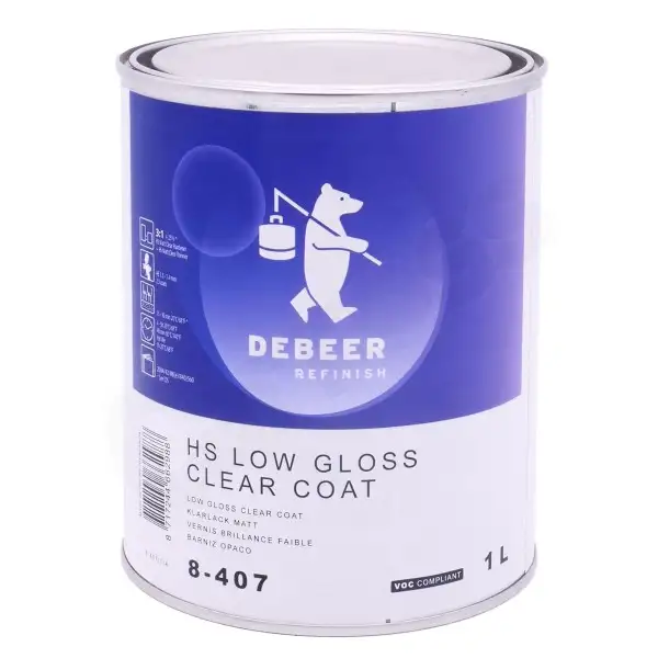 Vernis HS low gloss 8-407 De Beer 1L