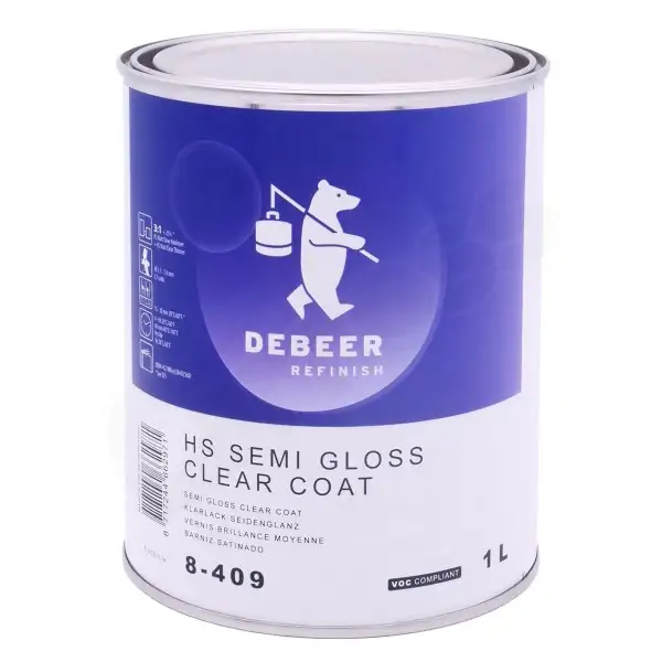 Vernis HS semi gloss 8-409 De Beer 1L