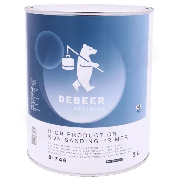 Apprêt non sanding High production 3L 8-746 De Beer