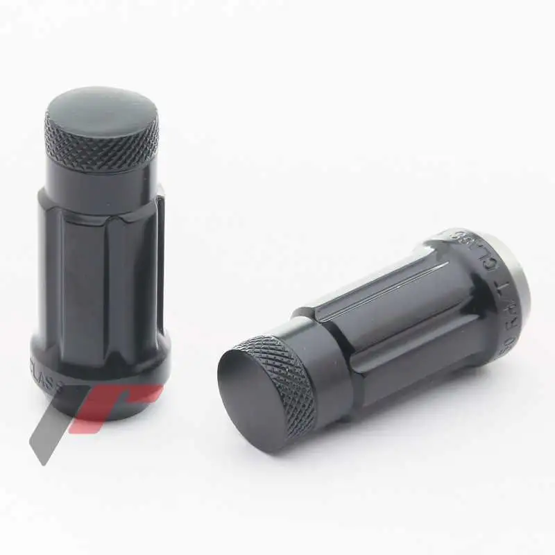 Ecrous JN3 Noirs en Acier Forge M12x1.25 (Pack de 20)