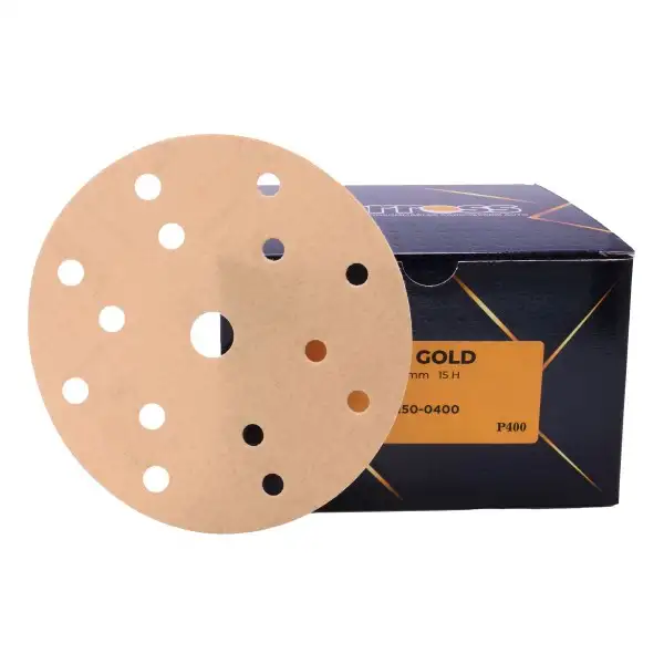 Disque abrasif ECO GOLD 15 trous EG150
