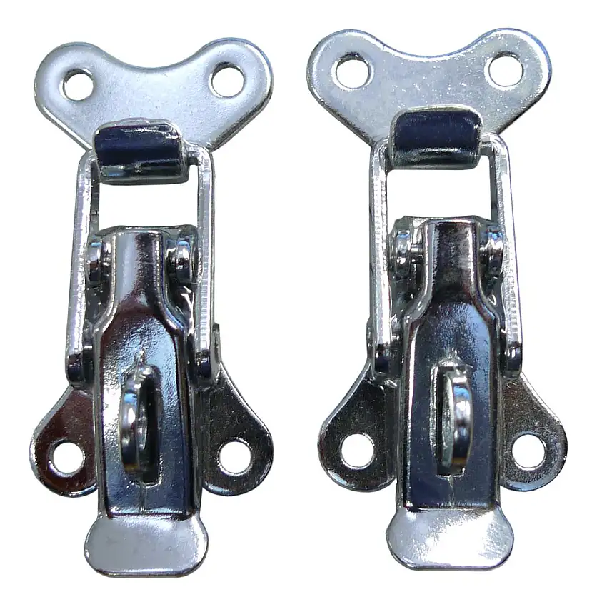 Attache à bascule vérouillable de chrome