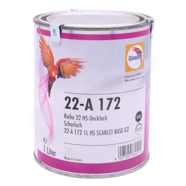 Peinture Ligne 22 22-a172 Glasurit 1L Ecarlate