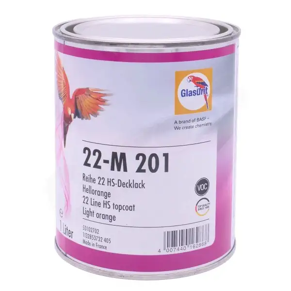 Peinture Ligne 22 22-m201 Glasurit 1L Orange Clair