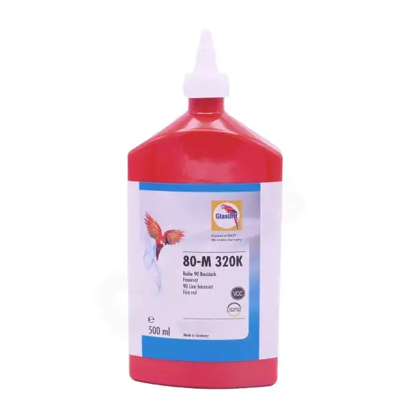 Peinture voiture 80-M320K ligne 90 0.5L rouge feu Glasurit | Carross