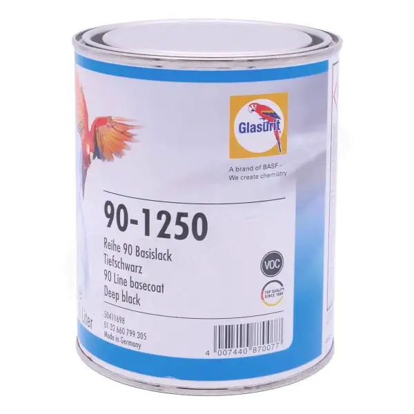 Peinture 90-1250 1L ligne 90 noir profond Glasurit | Carross