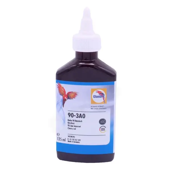 Peinture 90-3A0 ligne 90 Glasurit 125 ml rouge cerise | Carross