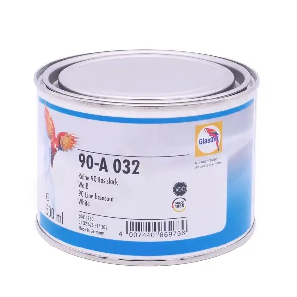 Peinture Ligne 90 90-a032 Glasurit 0,5L Blanc