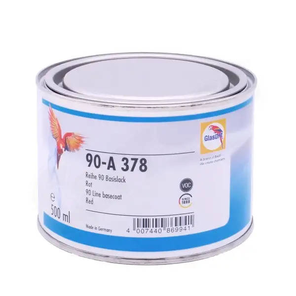 Peinture Ligne 90 90-a378 Glasurit 0,5L Rouge
