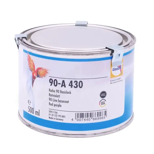 Peinture Ligne 90 90-a430 Glasurit 0,5L Violet Rouge