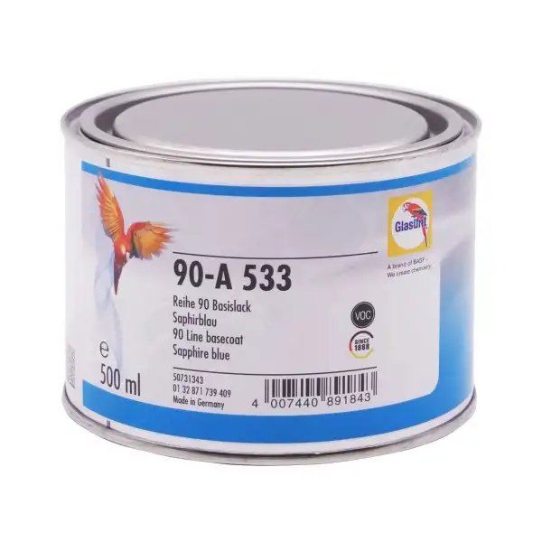 Peinture Ligne 90 90-A533 bleu saphir 0.5L Glasurit