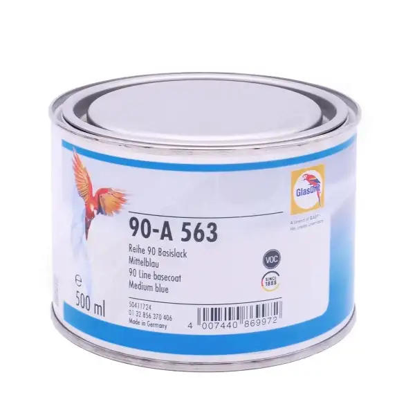 Peinture Ligne 90 90-a563 Glasurit 0,5L Bleu