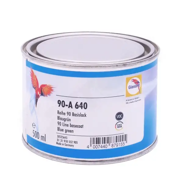 Peinture Ligne 90 90-a640 Glasurit 0.5L Vert Bleu