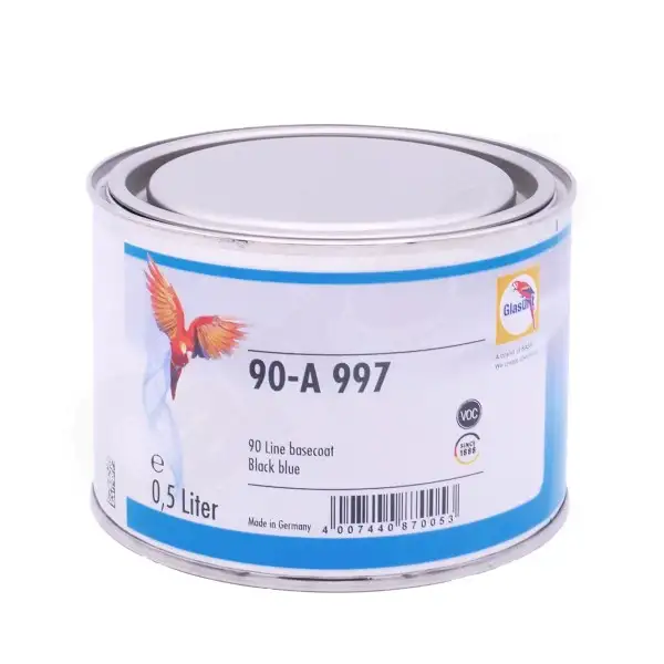 Peinture Ligne 90 90-a997 Glasurit 0,5L Bleu Noir