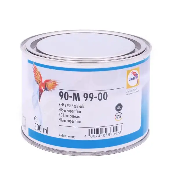 Peinture Ligne 90 90-m99-00 Argent super fin Glasurit 0,5L