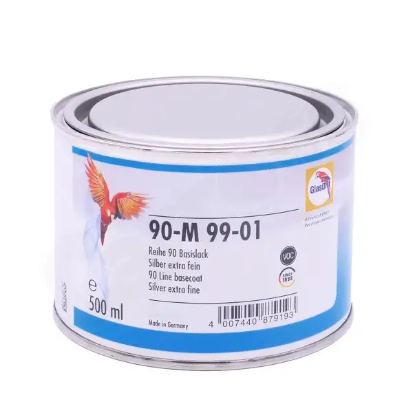 Peinture 90-M99-01 ligne 90 0.5L Glasurit argent extra fin | Carross