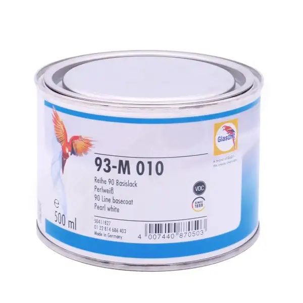 Peinture Ligne 90 93-m010 Glasurit 0,5L Blanc Nacré