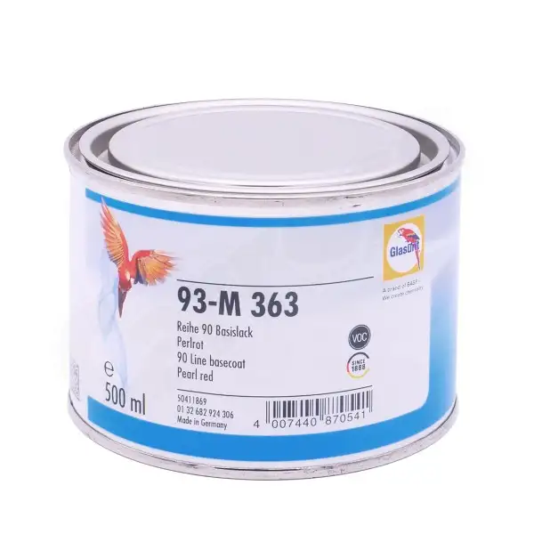 Peinture Ligne 90 93-m363 Glasurit 0,5L Rouge Nacré