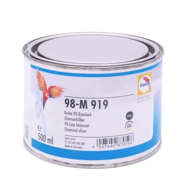 Peinture Ligne 90 98-m919 Glasurit 0,5L Argent Diamant
