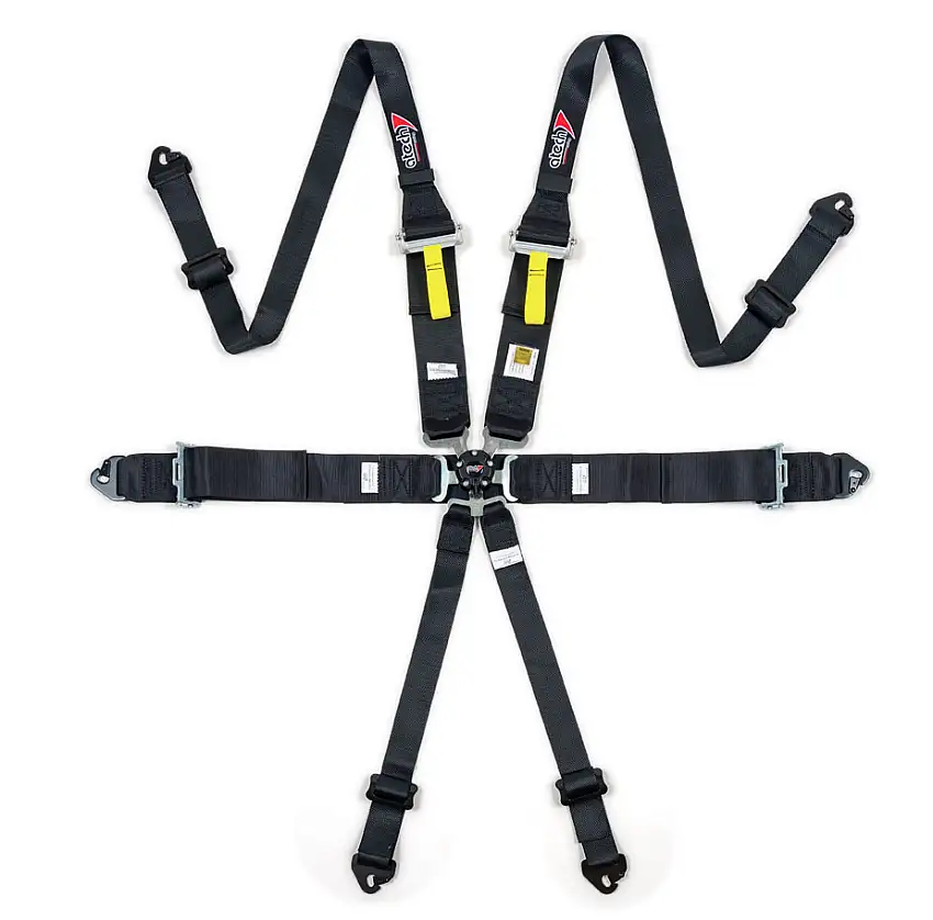 Harnais Atech 6 pts Aluminium - HANS