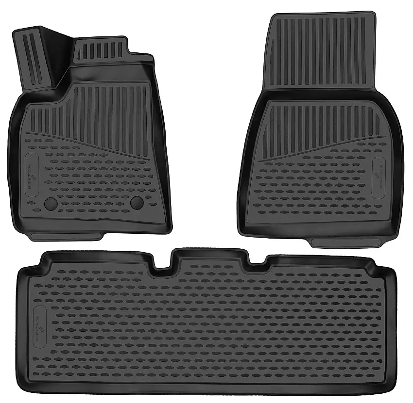 Tapis en caoutchouc XTR pour Tesla Model S (5YJS) 09/2012-Facelift 2016