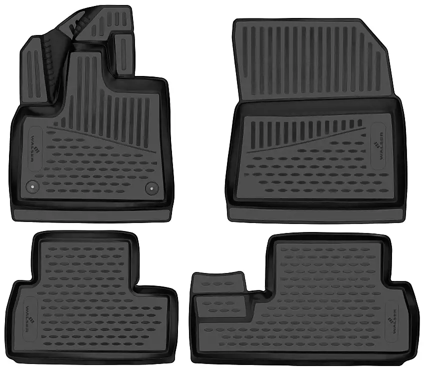 Tapis en caoutchouc XTR pour Peugeot Rifter/Citroen Berlingo 2018 - auj., 5 sièges