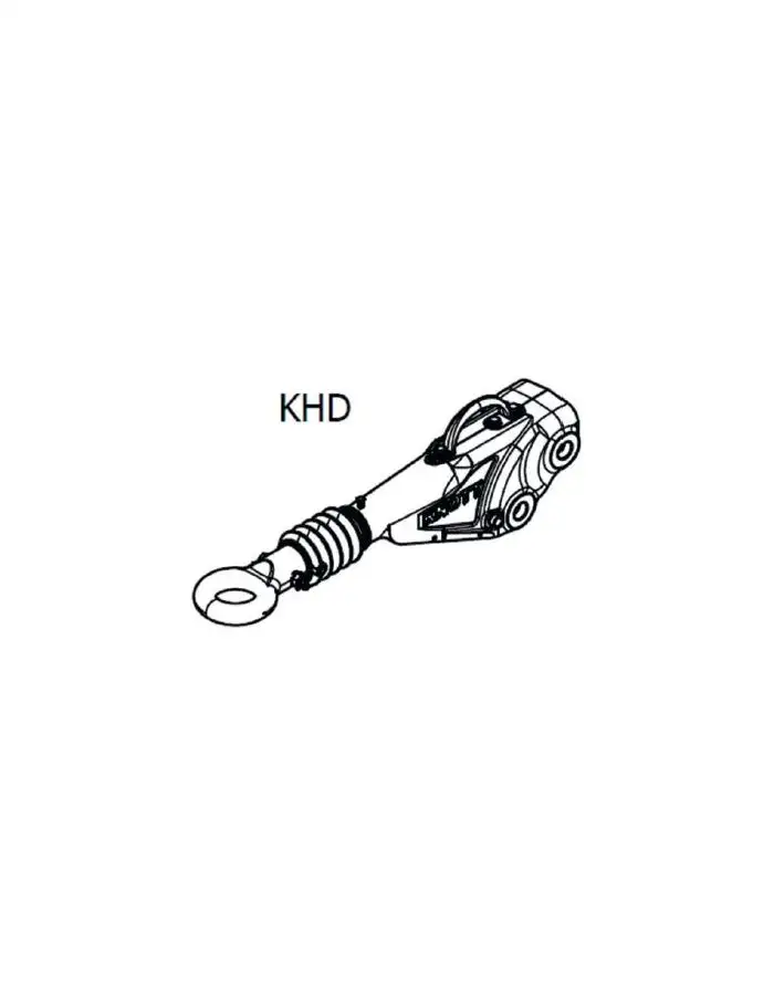 Tête d'attelage freinée - KNOTT KHD15 800 à 1500 KG