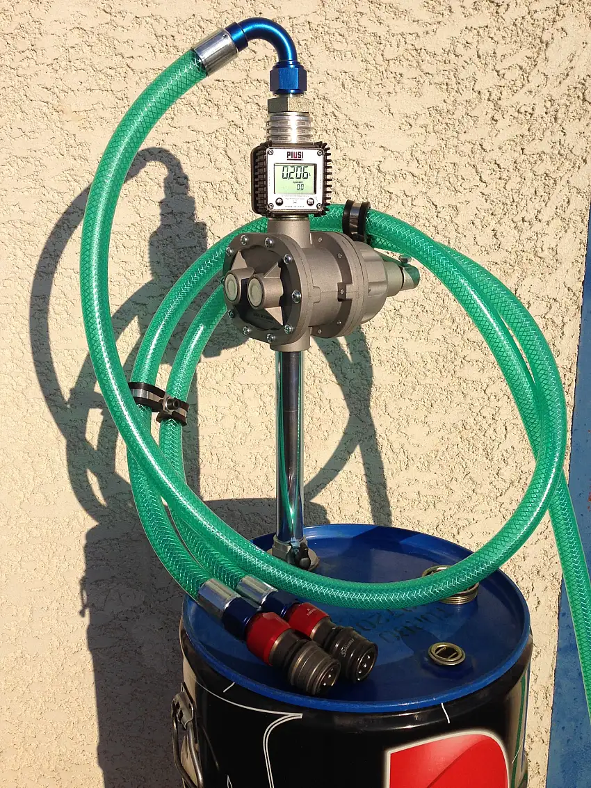 kit pompe ravitaillement  R2,R3,R5 complet avec coupleurs et compteur