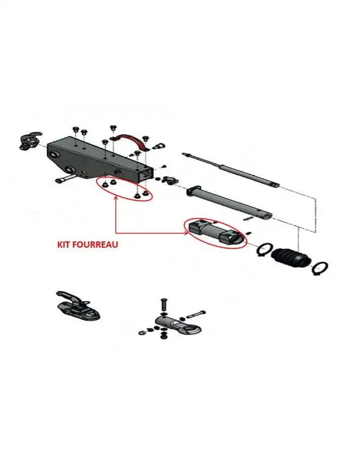 Fourreau pour tete KNOTT KHD15