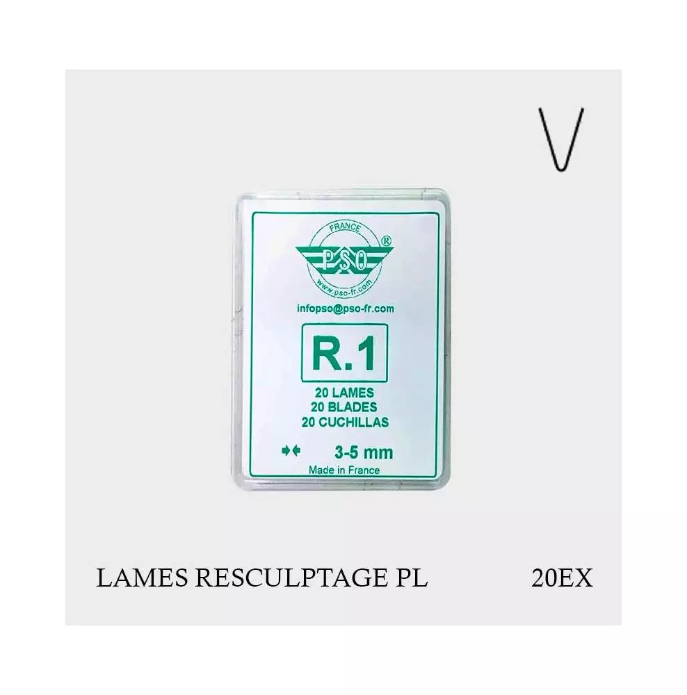 Lames pour Machine à retailler les pneus R1 3-5mm (x20)