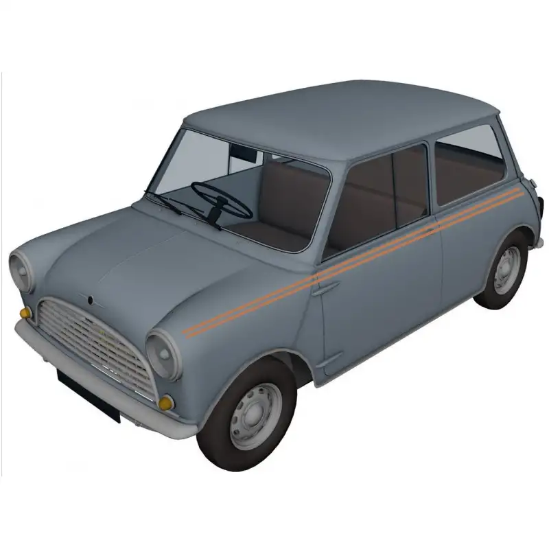 Liseré de caisse 2 filets : or - Austin Mini