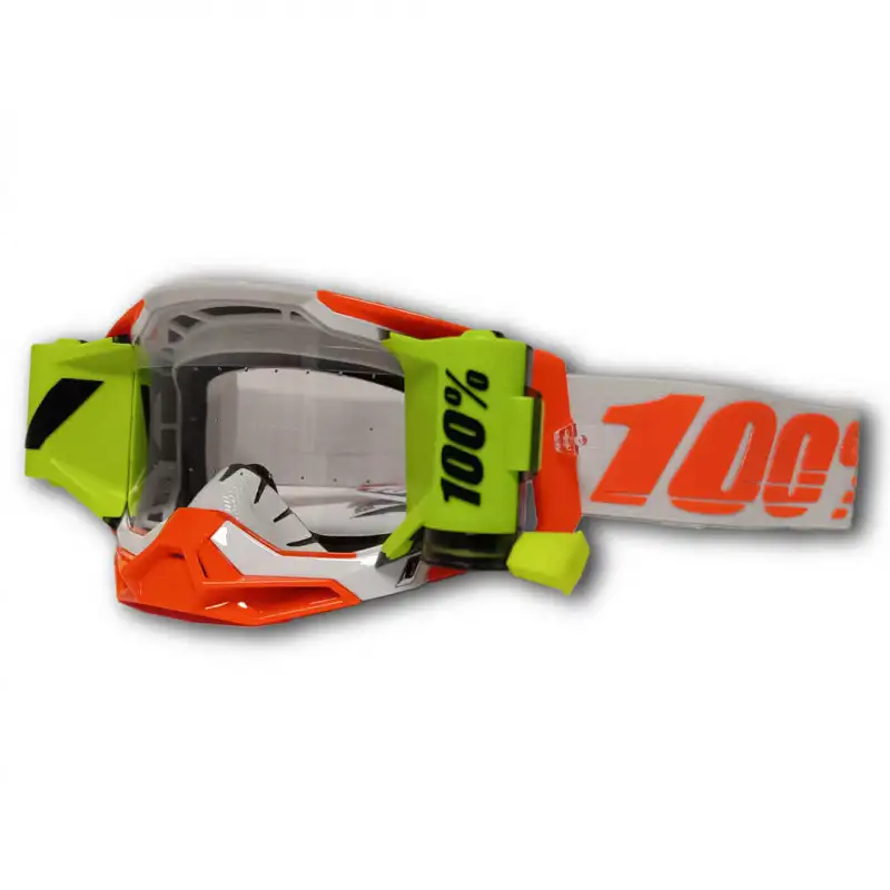Masque 100% Racecraft 2 Forecast orange - Planet Motorsport
